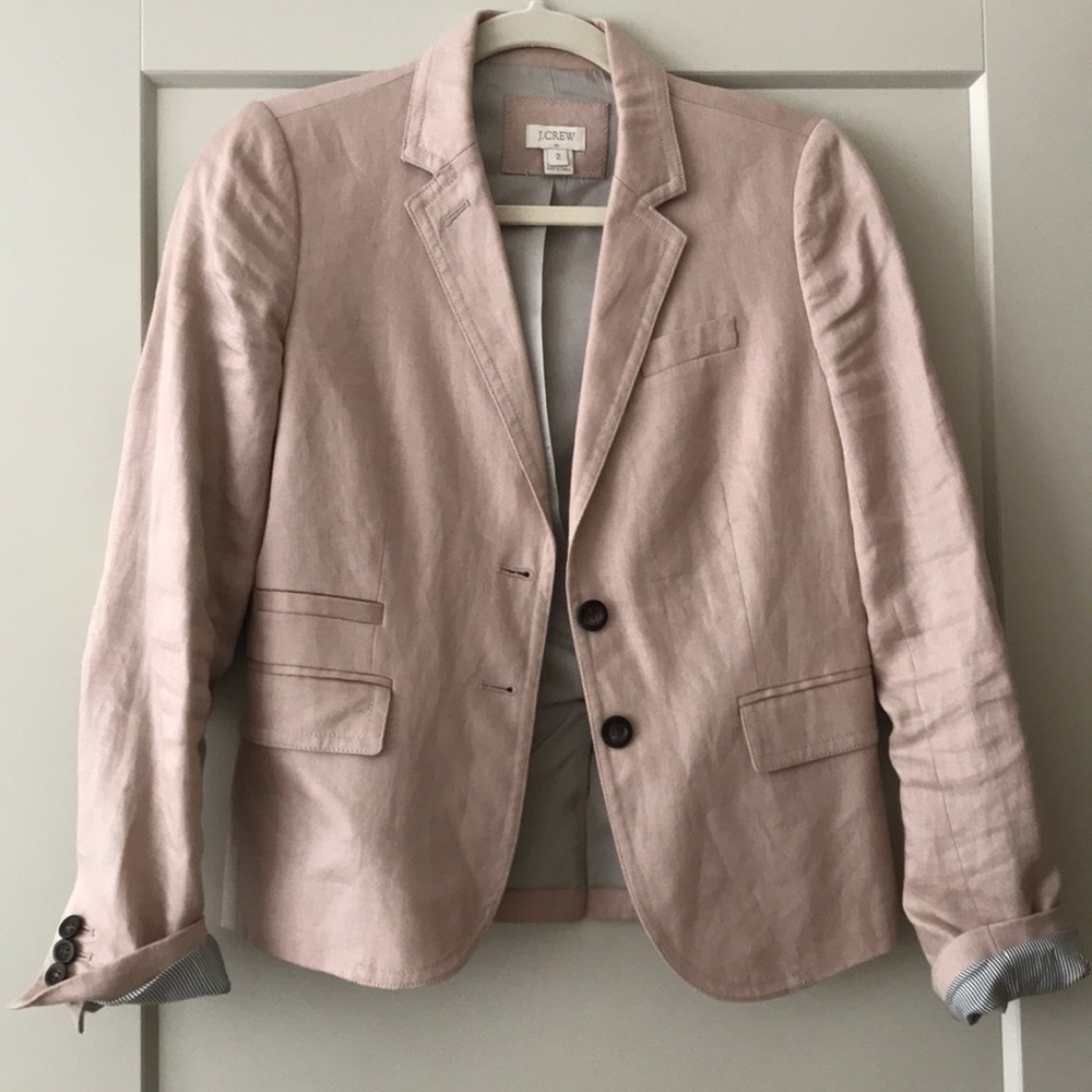 J Crew Linen Blazer
